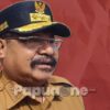 Menemani Mendagri, Wamendagri dan Menteri PKP saat kunjungan kerja di Wamena, pada Selasa. Gubernur Papua Pegunungan, Jhon Tabo