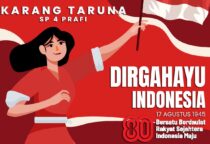 Karang Taruna SP 4 Prafi Pupuk Rasa Nasionalisme Anak-anak dengan Lomba Fashion Show Sambut HUT RI ke-80 16 Pemuda Karang Taruna SP 4 Prafi, Distrik Udapi Hilir, Kabupaten Manokwari, Provinsi Papua Barat mulai menunjukkan kreatifitasnya dalam