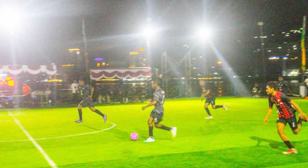 Turnamen Futsal DPR Papua Cup IV Tahun 2025 Sambut HUT RI ke-80 Cetar Membahana 3 Puncak perayaan HUT ke-80 RI dilingkungan DPR Papua menggelar pertandingan final Turnamen Futsal DPR Papua Cup IV Tahun 2025.
