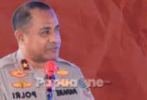 Kapolda Papua Tengah Brigjen Pol Alfred Papares menekankan Program “Polantas Menyapa” di acara syukuran yang digelar Polda Papua Tengah.