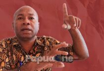 Ketua Komnas HAM Papua Frits Ramandey, bersama Tim Komnas HAM dari Perwakilan Provinsi menemui Direktur Eksekutif LP3BH Manokwari.
